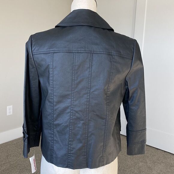 Atelier Faux Leather Jacket-NWT   - Picture 2 of 4